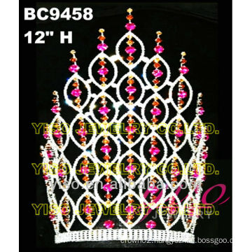 colored crystal fairy princess tiara